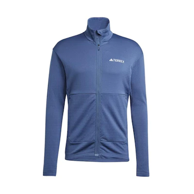 adidas ULT Solid Logo Stand Collar Long Sleeve Jacket Blue - IB1817