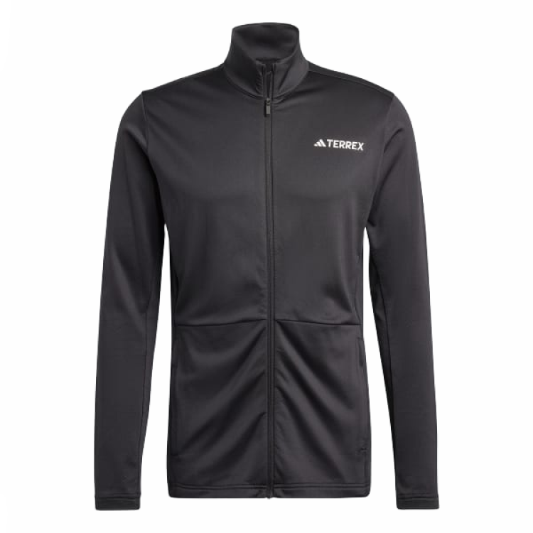 adidas ULT TERREX MULTI Black Casual Zip-Up Long Sleeve Jacket HS9534
