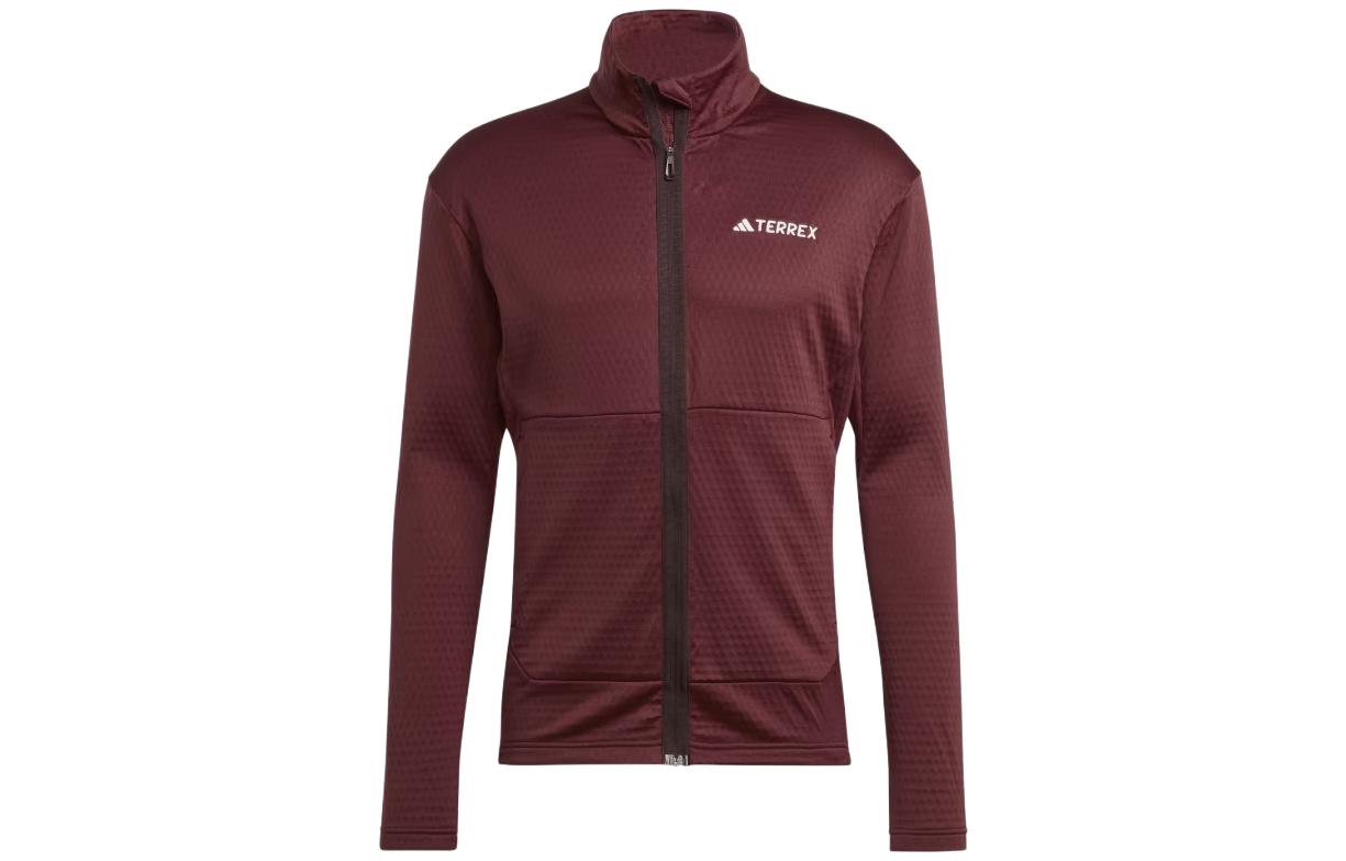 adidas ULT Terrex Multi Light Fleece Full-Zip Jacket Shadow Red IB1816