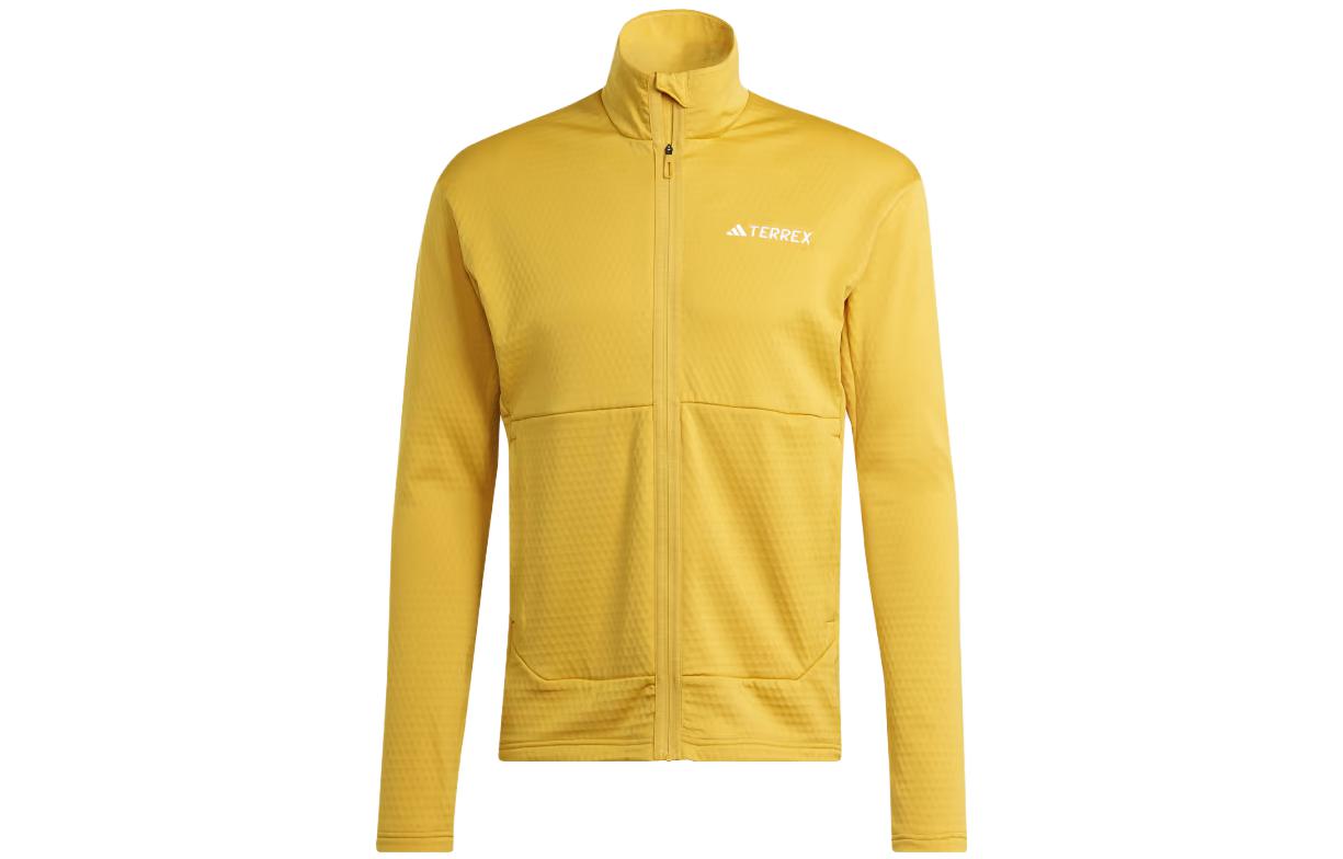 adidas ULT Yellow Logo Stand Collar Long-Sleeve Jacket IB1815