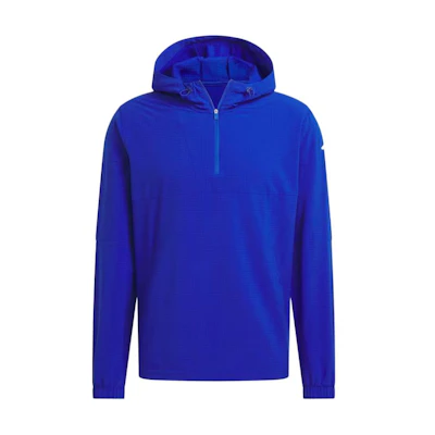 adidas ULTIMATE365 ANORAK Solid Logo Pullover Sweatshirt Blue - IZ4223