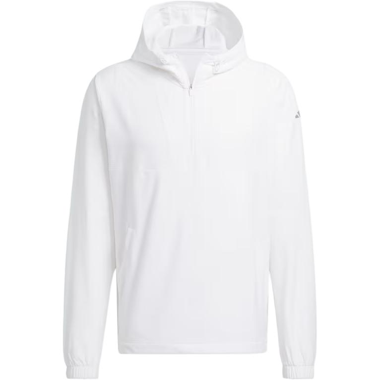 adidas ULTIMATE365 ANORAK White Hooded Long-Sleeve Casual Sweatshirt IL0570