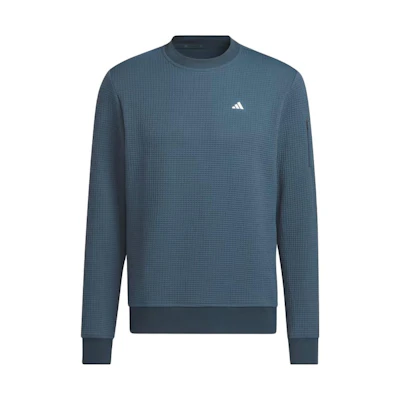 adidas Ultimate365 Tour ColdRdy Crewneck Sweatshirt Blue-Green Logo Pullover IL6747