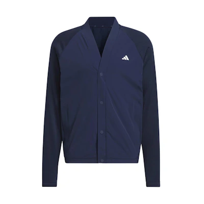 adidas Ultimate365 Tour Golf Pullover Sweatshirt - Navy Colorblock Jacket IN6489