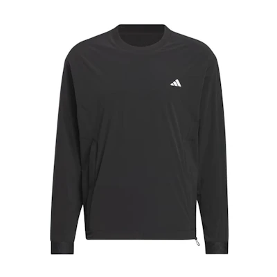 adidas Ultimate365 Tour WindRdy Crewneck Sweatshirt Black Long Sleeve IN6486