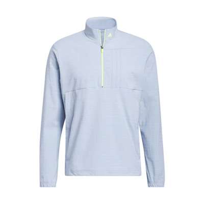 adidas Ultimate365 Tour WindRdy Half-Zip Pullover Jacket Light Blue IJ9831