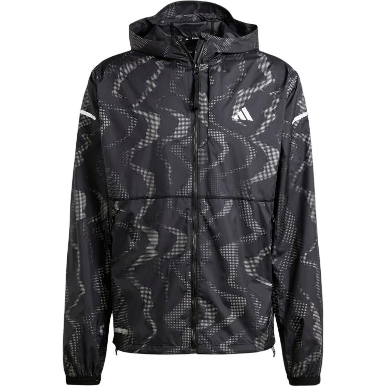 adidas Ultimate WINDRDY Running Jacket for Men - Black, Soft & Breathable IT3498