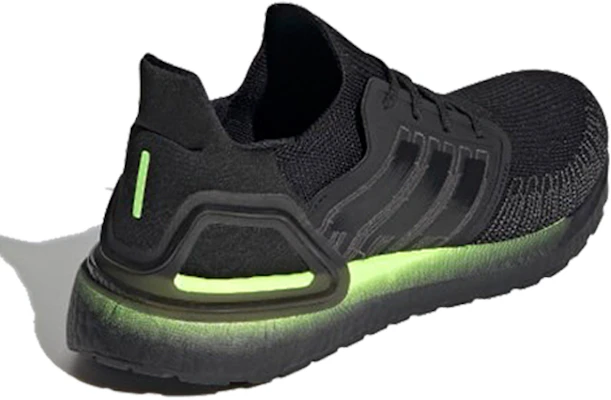 adidas Ultra Boost 20 « Noir Vert Signal » FW5523 Lookbook adidas Ultra Boost 20 « Noir Vert Signal » FW5523