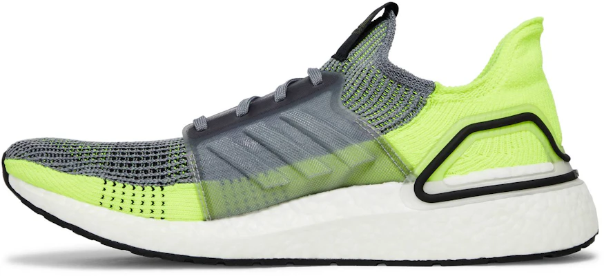 adidas UltraBoost 19 'Grey Yellow' EF1343 Lookbook adidas UltraBoost 19 'Grey Yellow' EF1343