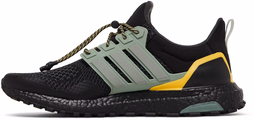 adidas UltraBoost 1.0 'Black Silver Green' HQ4196 Lookbook adidas UltraBoost 1.0 'Black Silver Green' HQ4196