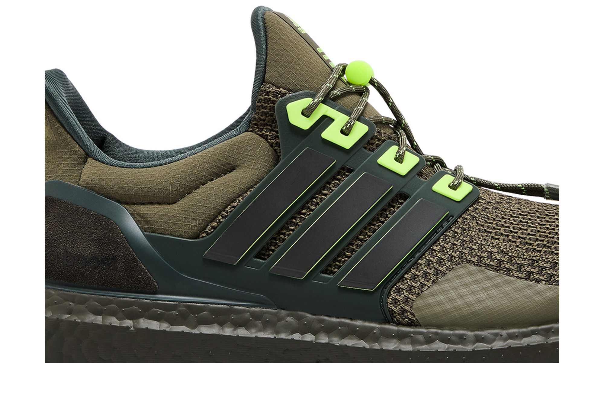 Lookbook 愛迪達Ultraboost 1.0 百搭舒適簡約 耐磨透氣 低幫 跑步鞋 男女同款 灰綠