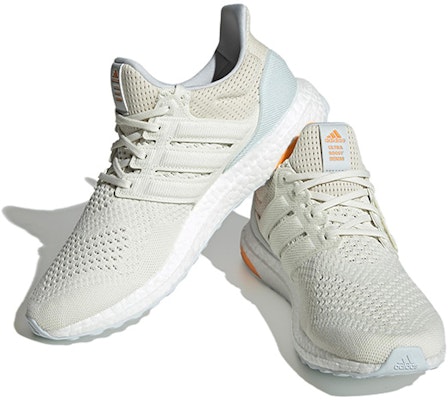 adidas Ultraboost 1.0 DNA 減震防滑耐磨 低筒 跑步鞋 男女款 白灰橙 Lookbook adidas Ultraboost 1.0 DNA 減震防滑耐磨 低筒 跑步鞋 男女款 白灰橙
