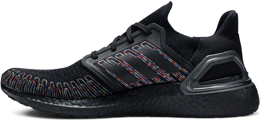 adidas UltraBoost 20 'Hitam Multi-Warna' EG0711 Lookbook adidas UltraBoost 20 'Hitam Multi-Warna' EG0711