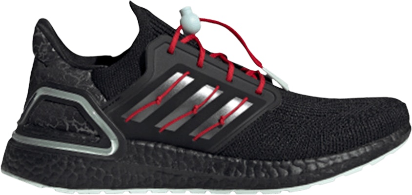 Ultra boost top black scarlet