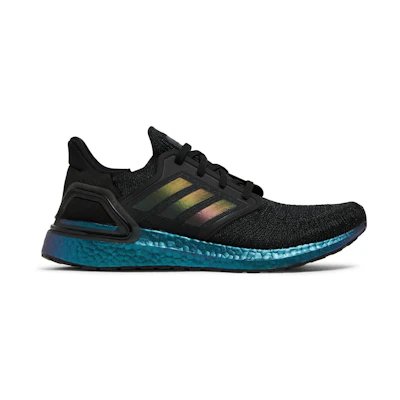 adidas UltraBoost 20 'Black Signal Cyan'
