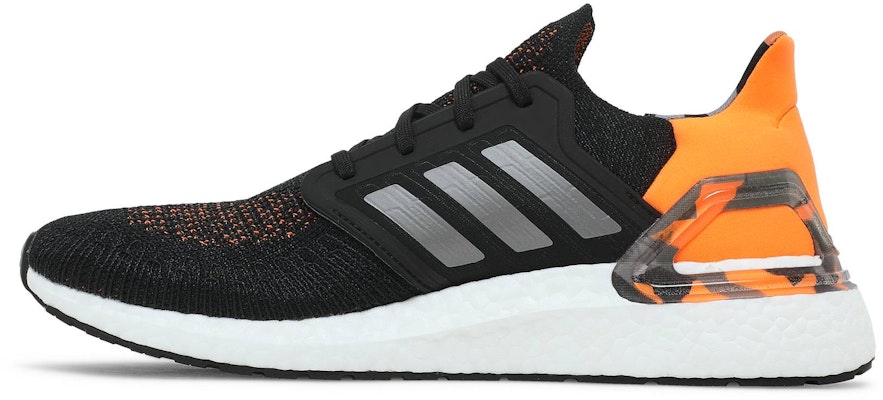 adidas UltraBoost 20 'Black Signal Orange' FV8322 Lookbook adidas UltraBoost 20 'Black Signal Orange' FV8322