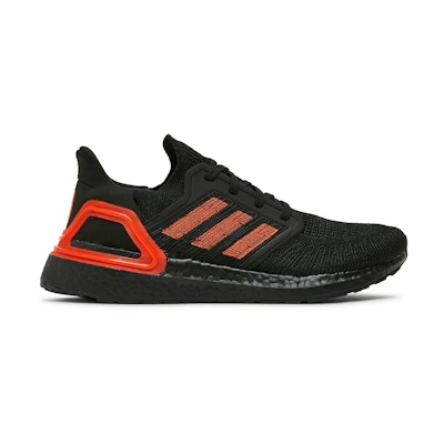 adidas UltraBoost 20 'Black Solar Red'