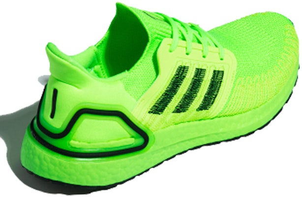 adidas Ultra Boost 20 'Solar Green Black' FY3455 Shop adidas Ultra Boost 20 'Solar Green Black' FY3455