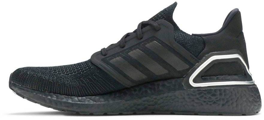 adidas UltraBoost 20 'Core Black Silver Metallic' FV8333 Lookbook adidas UltraBoost 20 'Core Black Silver Metallic' FV8333