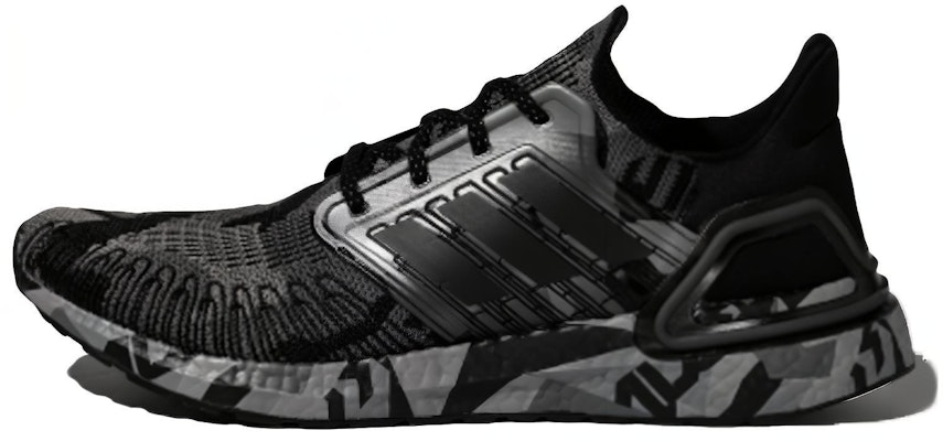 adidas UltraBoost 20 'Geometric Pack - Core Black Grey' H67278 Buy adidas UltraBoost 20 'Geometric Pack - Core Black Grey' H67278