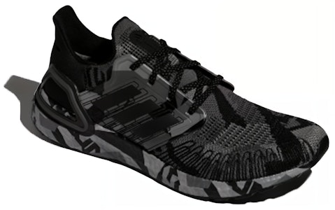 adidas UltraBoost 20 'Geometric Pack - Negro Core y Gris' H67278 Lookbook adidas UltraBoost 20 'Geometric Pack - Negro Core y Gris' H67278