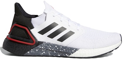 愛迪達 Ultraboost 20 拼色 防滑耐磨 低幫 跑步鞋 男款 白黑紅 Order 愛迪達 Ultraboost 20 拼色 防滑耐磨 低幫 跑步鞋 男款 白黑紅