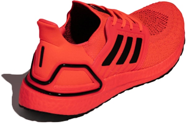 adidas Ultraboost 20 舒適運動 跑步鞋 男女款 紅黑 Shop adidas Ultraboost 20 舒適運動 跑步鞋 男女款 紅黑