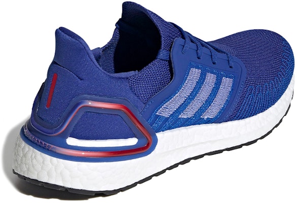 adidas UltraBoost 20 'Biru Kerajaan Merah' EG0758 Shop adidas UltraBoost 20 'Biru Kerajaan Merah' EG0758