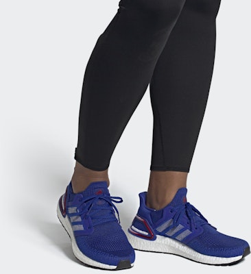 adidas UltraBoost 20 'Biru Kerajaan Merah' EG0758 Sizing adidas UltraBoost 20 'Biru Kerajaan Merah' EG0758