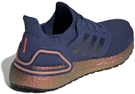 adidas UltraBoost 20 'Indigo Técnico Coral' FV4394 Lookbook adidas UltraBoost 20 'Indigo Técnico Coral' FV4394