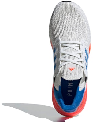 adidas UltraBoost 20 'White Glory Blue Solar Red' EG0708 Shop adidas UltraBoost 20 'White Glory Blue Solar Red' EG0708