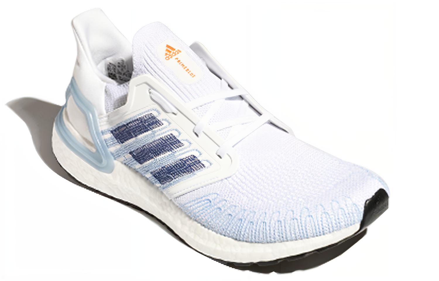 Lookbook adidas Ultraboost 20 Hardloopschoenen ''Wit Lichtblauw'' FY3454
