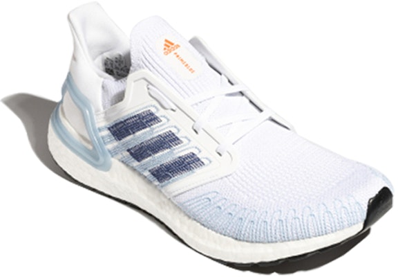 adidas Ultraboost 20 Sepatu Lari 'Putih Biru Muda' FY3454 Lookbook adidas Ultraboost 20 Sepatu Lari 'Putih Biru Muda' FY3454