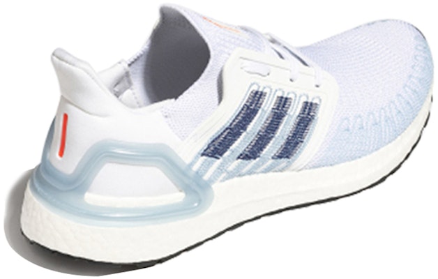 adidas Ultraboost 20 Sepatu Lari 'Putih Biru Muda' FY3454 Shop adidas Ultraboost 20 Sepatu Lari 'Putih Biru Muda' FY3454
