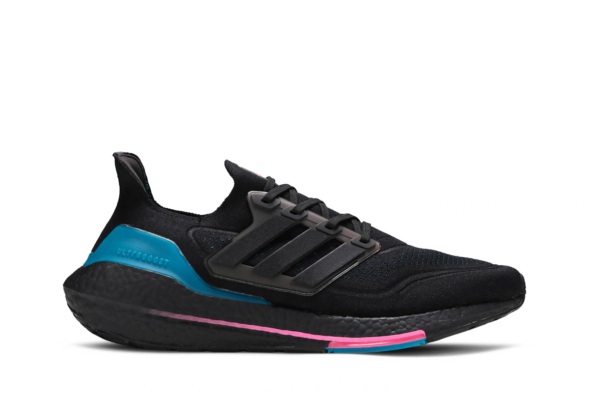 adidas UltraBoost 21 'Black Active Teal' FZ1921