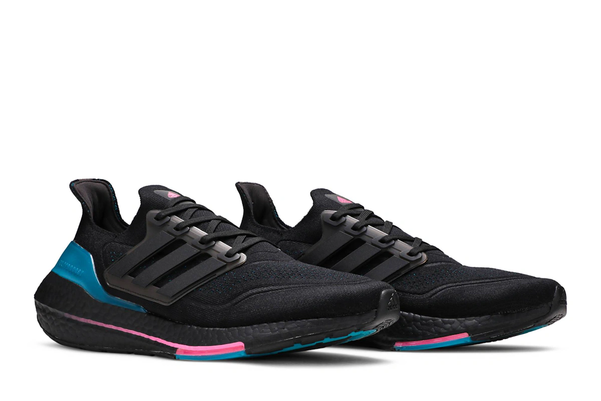 adidas UltraBoost 21 'Black Active Teal' FZ1921