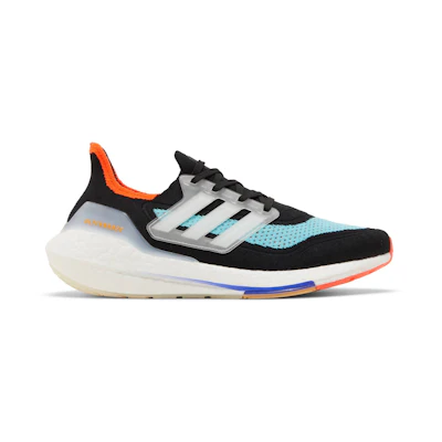 adidas UltraBoost 21 'Black Pulse Aqua'