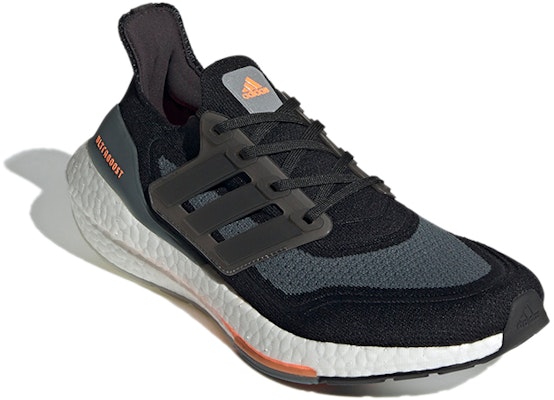adidas UltraBoost 21 'Black Screaming Orange' FY0389 Lookbook adidas UltraBoost 21 'Black Screaming Orange' FY0389