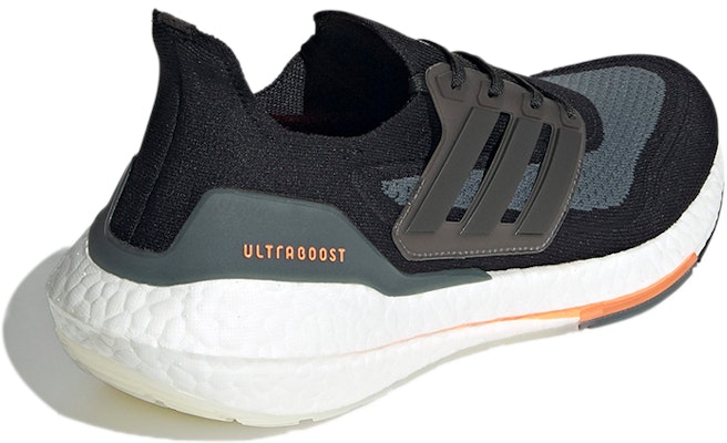 adidas UltraBoost 21 'Black Screaming Orange' FY0389 Shop adidas UltraBoost 21 'Black Screaming Orange' FY0389
