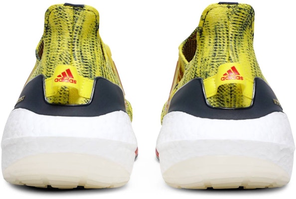 adidas UltraBoost 21 'Bright Yellow Navy' GZ7121 Details for adidas UltraBoost 21 'Bright Yellow Navy' GZ7121