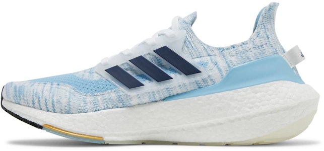 adidas UltraBoost 21 'Putih Biru Muda' GZ7120 Lookbook adidas UltraBoost 21 'Putih Biru Muda' GZ7120
