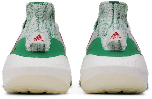 adidas UltraBoost 21 'White Green' GZ7122 Details for adidas UltraBoost 21 'White Green' GZ7122