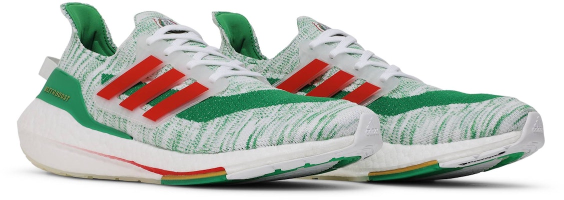 adidas UltraBoost 21 'White Green' GZ7122 Cheap adidas UltraBoost 21 'White Green' GZ7122
