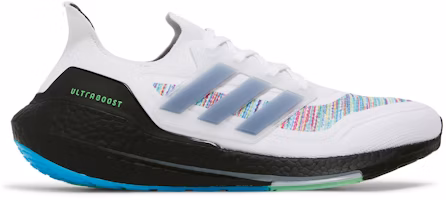 adidas UltraBoost 21 'White Screaming Green' GZ3194 adidas UltraBoost 21 'White Screaming Green' GZ3194
