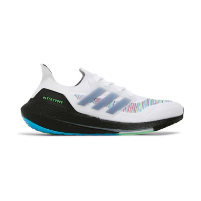 adidas UltraBoost 21 'White Screaming Green'
