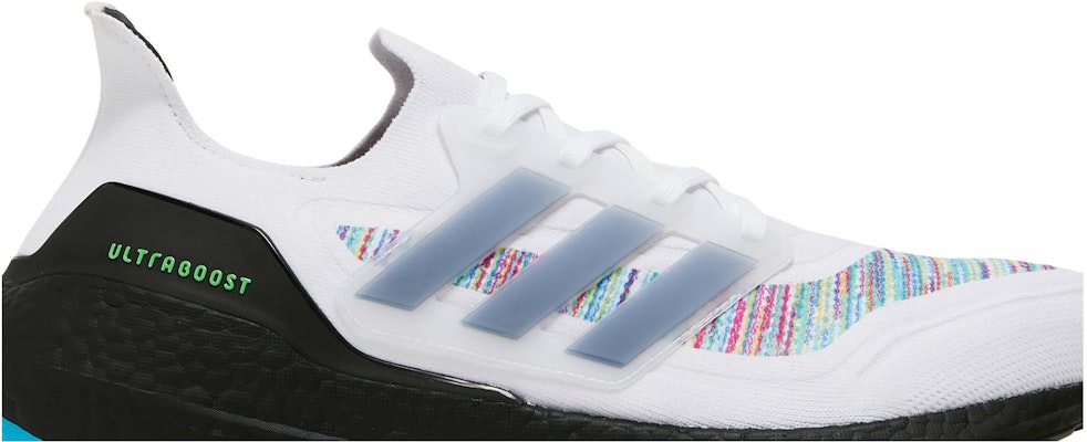 adidas UltraBoost 21 'White Screaming Green' GZ3194 Order adidas UltraBoost 21 'White Screaming Green' GZ3194