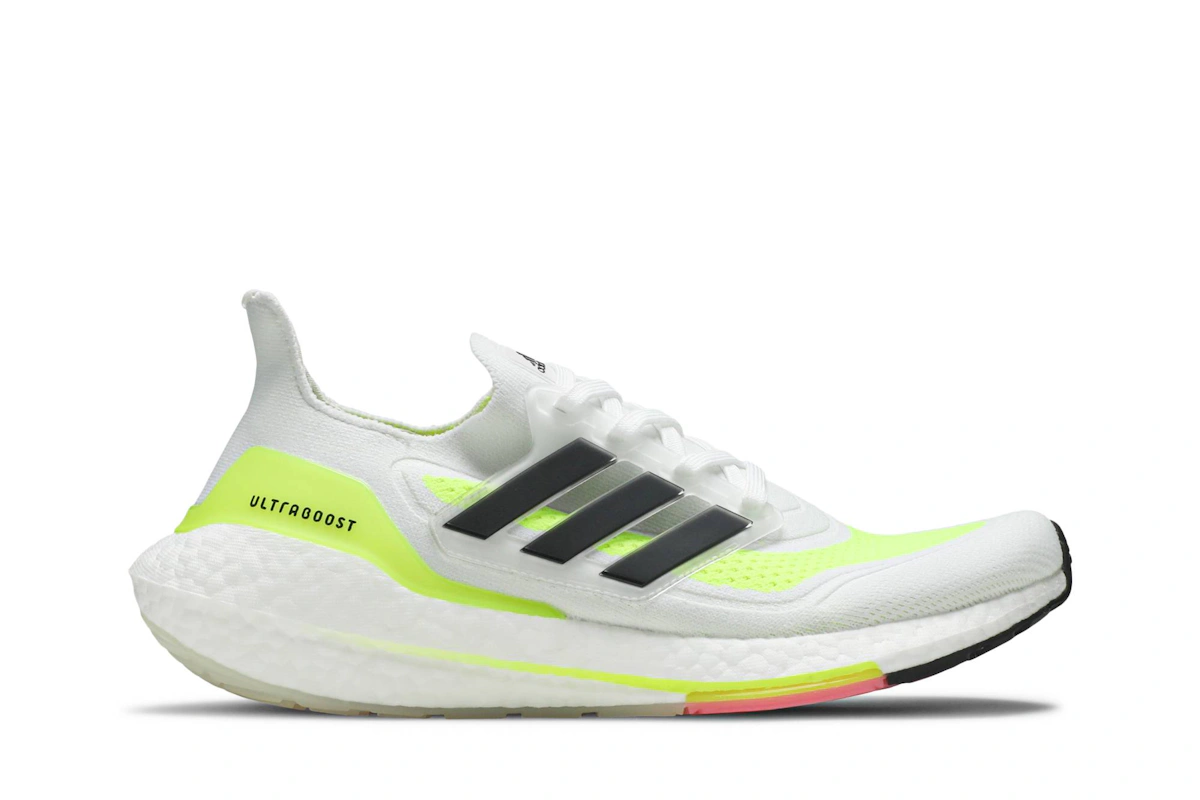 adidas UltraBoost 21 'White Solar Yellow'
