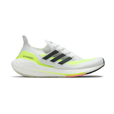 adidas UltraBoost 21 'White Solar Yellow'