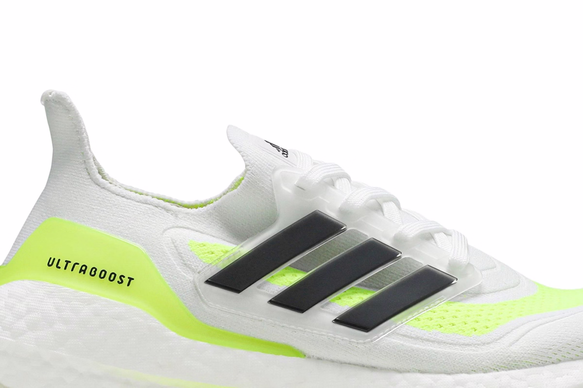 adidas UltraBoost 21 'White Solar Yellow'