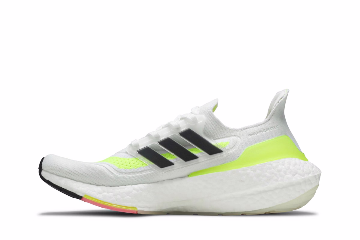 adidas UltraBoost 21 'White Solar Yellow'